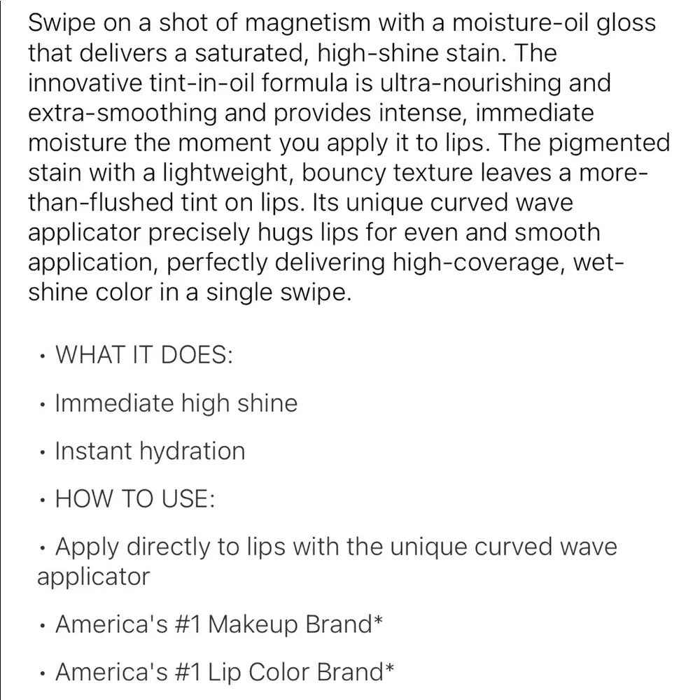 💄MAC SHOT OF COLOUR LIP OIL Let’s Go Streakin’!